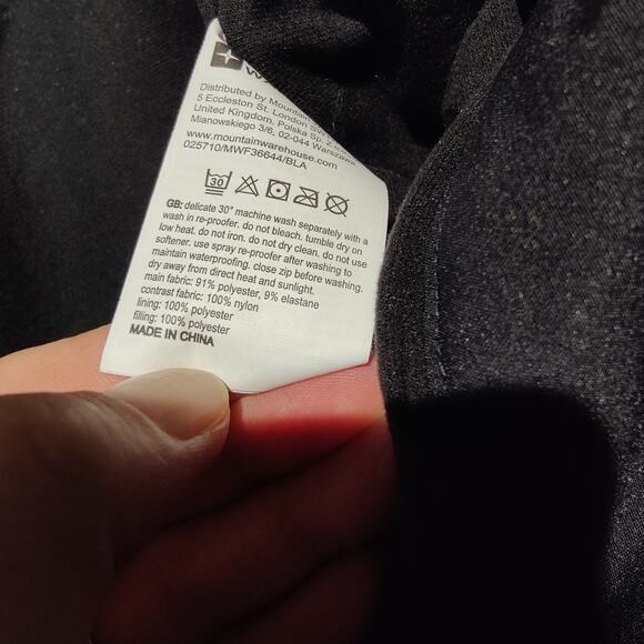 NWT Mountain Warehouse Women's Sz 16 Black Snow Pants Recco Waterproof Insulated - Picture 6 of 9